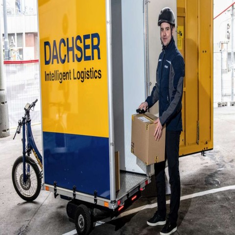 Das Lastenrad ist der erster Schritt auf dem Weg zu einer „DACHSER Emission-Free Delivery“ Zone für die Prager Innenstadt.