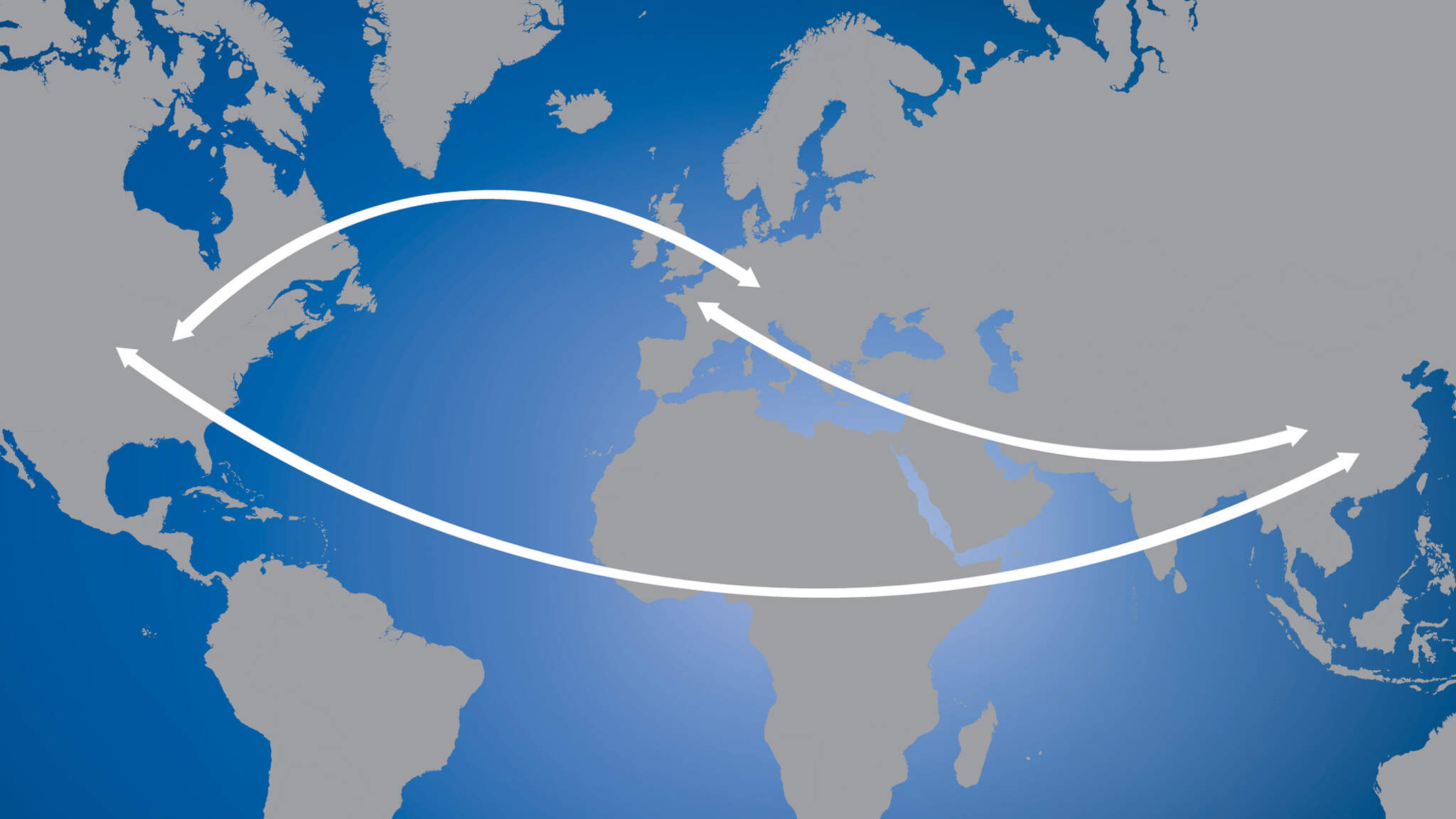 Regelmäßige Abfahrtszeiten rund um den Globus